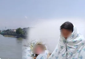 Наманганда аёл 4 ёшли фарзандини ўзига боғлаб тунда дарёга ташлади фото