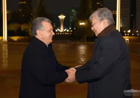Mirziyoyev va To‘qayev sammit doirasida uchrashuv o‘tkazdi (foto) фото