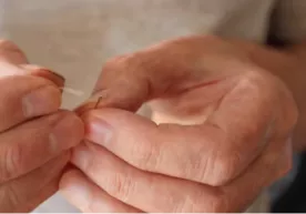 Ignadan ip o‘tkazishning oddiy usuli (video) фото