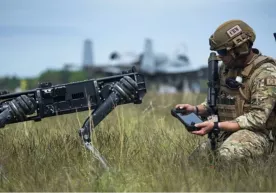 Isroil G‘azo sektorida robot itlardan foydalanmoqda фото