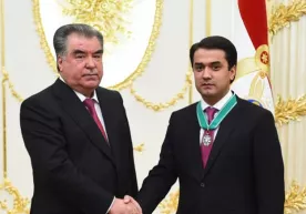Тожикистон президентининг ўғли «Олтин тож» ордени билан мукофотланди фото