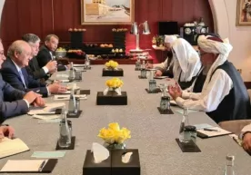 Abdulaziz Komilov Dohada «Tolibon» harakatining siyosiy vakolatxonasi rahbari bilan uchrashdi фото
