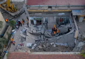 Xitoyda mehmonxona qulab tushdi, ko‘plab sayyohlar halok bo‘ldi фото