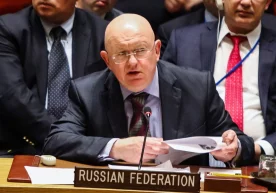 Небензя Ғарбнинг БМТ Хавфсизлик Кенгашидаги нутқини иккиюзламачилик паради деб атади фото
