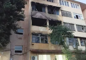 Toshkentdagi ko‘p qavatli uylarning birida yong‘in kelib chiqdi (video) фото