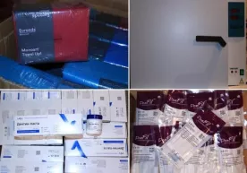 Дамасга яширилган сифати кафолатланмаган тиббий буюмлар тўхтатиб қолинди фото