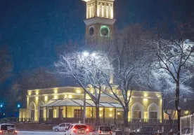 Snowfall in Tashkent (Photo) фото
