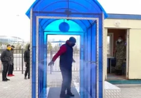 Dezinfeksiyalovchi tonnellar koronavirusdan himoya qilmaydimi? фото