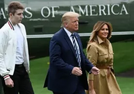 Трампнинг 14 ёшли ўғли ҳам коронавирус юқтиргани маълум бўлди фото