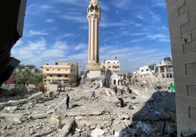 Isroil G‘azo sektorida V asrda qurilgan Umar masjidini vayron qildi фото