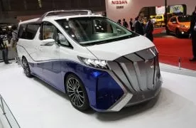 “Тойота” Alphard минивэнини кабриолетга айлантирди фото