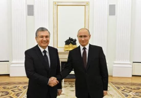 Shavkat Mirziyoyev Kremlda Putin bilan uchrashuv o‘tkazdi фото