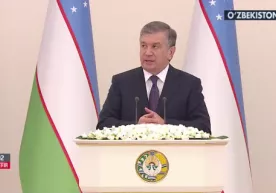 Ўзбекистон тарихида биринчи марта Президент Мурожаатнома тақдим этмоқда фото