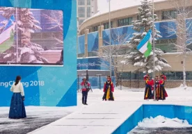 Pyongchangdagi Paralimpiya shaharchasida O‘zbekiston bayrog‘i ko‘tarildi фото
