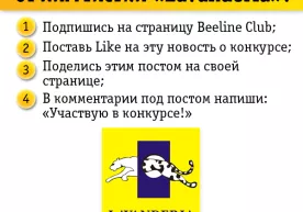Beeline Club va Lavanderia kimyoviy tozalash korxonasi Facebook tarmog‘ida yangi tanlov e’lon qildilar фото