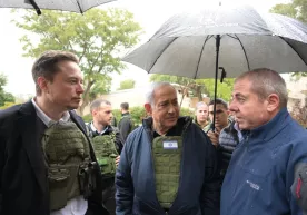 Ilon Mask Isroilda Netanyaxu bilan uchrashdi (video) фото