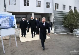 Prezident Respublika shoshilinch tibbiy yordam ilmiy markaziga tashrif buyurdi фото