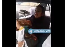 Карантинда икки аёлнинг жанжалидан ИИБ ходимлари ҳайратга тушди (Видео) фото
