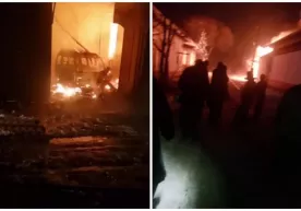 Andijonda bir oilaning uyi va «Damas»i yonib ketdi фото