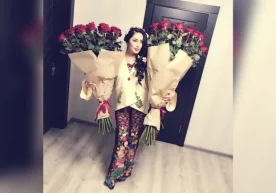 Kanizani muxlislari va yaqinlari romantik tarzda tabriklashdi (Foto) фото