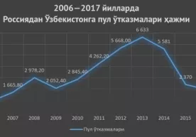 Россиядаги муҳожирлар 12 йил ичида Ўзбекистонга қанча пул ўтказишган? фото