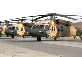 Some of the helicopters carried by Afghan pilots were returned to the United States фото