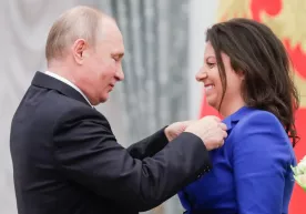 Putin targ‘ibotchi Simonyanni oltinchi orden bilan mukofotladi фото