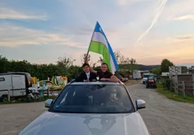 Самарқандлик ёш чавандоз Германияда ўтган халқаро мусобақада ғолиб бўлди фото