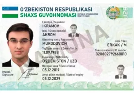 ID-карта олиш учун давлат божи миқдори маълум бўлди фото