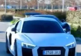 Роналду ва Хамес суперкарларида пойга уюштирди (Видео) фото