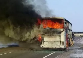 Ақтўбеда ёниб кетган автобус ҳайдовчиси ҳалокати ҳақидаги янги тафсилотларни ошкор этди фото