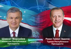 Туркия президенти Шавкат Мирзиёевни туғилган куни билан табриклади фото