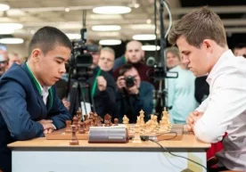 Sensatsiya!!! O‘zbekistonlik 16 yoshli shaxmatchi amaldagi jahon chempionini mag‘lub etdi (video) фото