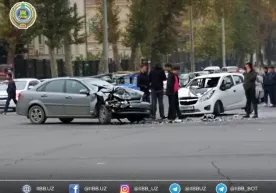 Mirobodda Spark va Lacetti to‘qnashdi фото