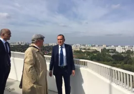 Jahongir Ortiqxoʻjayev Berlin shahri hokimi bilan uchrashdi фото