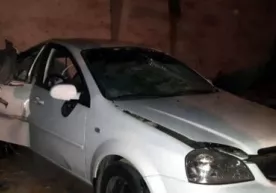 Фарғонадаги метан газ қуйиш шохобчасида Lacetti портлаб кетди (фото) фото