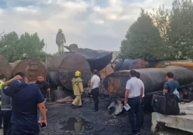 Пожар, вспыхнувший на пожарной станции в Каттакургане, унес жизни двух человек фото