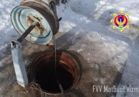 Жиззахда чуқурлиги 19 метр бўлган қудуққа тушиб кетган 69 ёшли аёл қутқариб олинди фото