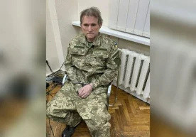 Зеленский уй қамоғидан қочиб кетган «Путиннинг қадрдони» ҳибсга олинганини маълум қилди фото