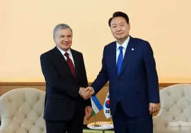 Давлатимиз раҳбари Корея президентини Ўзбекистонга таклиф қилди фото