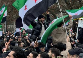 Germaniyada suriyaliklar Bashar Asad hokimiyatdan ag‘darilganini ommaviy ravishda nishonladi фото