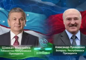 O‘zbekiston va Belarus prezidentlari pandemiya bilan bog‘liq vaziyatni muhokama qildilar фото
