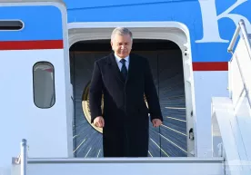 Shavkat Mirziyoyev Qozon shahriga yetib bordi (foto) фото