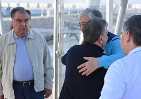 «Avaza» sayyohlik zonasida norasmiy uchrashuv o‘tkazgan Markaziy Osiyo davlatlari rahbarlari фото