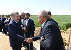 Shavkat Mirziyoyev: «Suvli maydonga g‘alla ekib, 50 sentner hosil olish gunoh» фото
