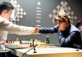 Freestyle Chess-2025. Abdusattarov lost to Carlsen, and Sindarov... фото