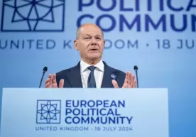 Шолц Зеленскийнинг Украина узра ракеталарни уриб тушириш ҳақидаги илтимосини рад этди фото
