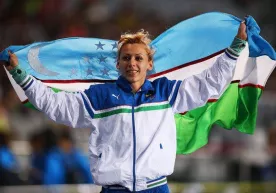 Nadiya Dusanova balandlikka sakrash bo‘yicha Osiyo chempionligini qo‘lga kiritdi фото