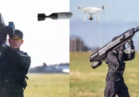 Amerikalik harbiylar dronlarga qarshi "antiqa qurol"ni qo‘llashdi (video) фото