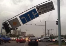 Бугун Остона шаҳрида кучли бўрон кўтарилди (видео) фото